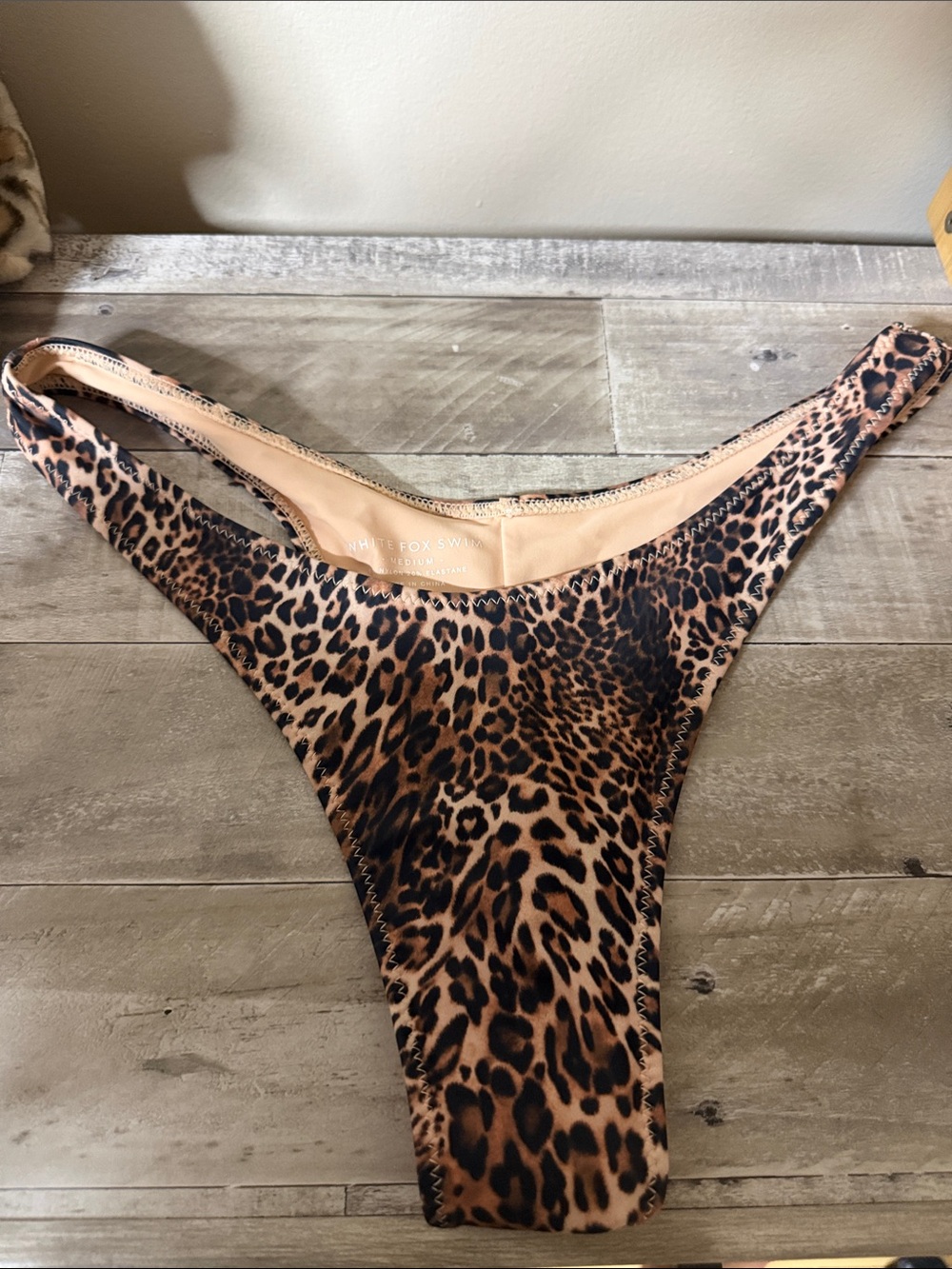 WHITW FOX BOUTIQUE CHEETAH Print  BELMONT Bikini Bottom
